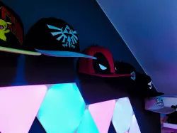 Wall holder for baseball caps