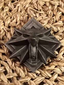 Witcher Wolf School Medallion Magnet