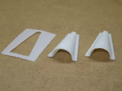 Air entrance for electric engine cooling - air scoop 