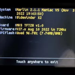 Artillery Sidewinder X2 - Marlin 2.1.1 Firmware v5 Nov 3rd