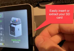 Bambu Lab X1(C) SD card extraction/insertion tool
