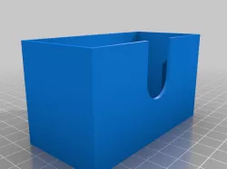Basic Q Tip Box holder