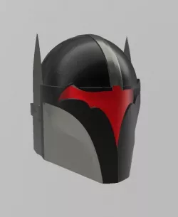 Batman Mandalorian Helmet(Batmando)