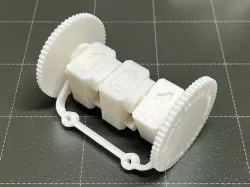Binary wheel counter
