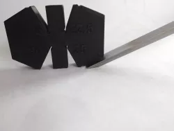 Blade sharpening angle template