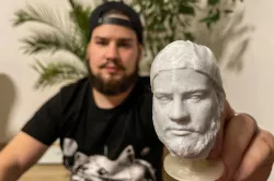 bobblehead 3D selfie