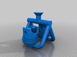Bohaboy-Haas Poppet Valve Steam Engine