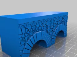 Bridge modul for model train cabinet