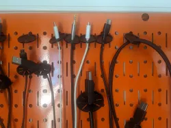 Cable Traps for Pegboard