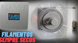 Caixa para filamentos feito com Arduino - FILABOX