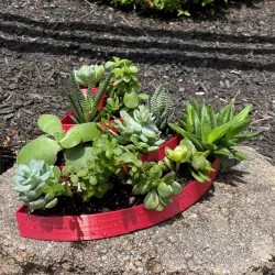 Cascading flower pot