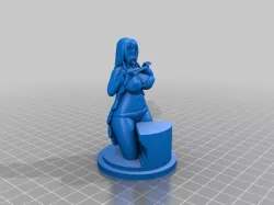 Chicka fujiwara - 3D model