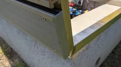 Composite decking end cap