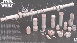 Darkside Rey Lightsaber - The Rise of Skywalker