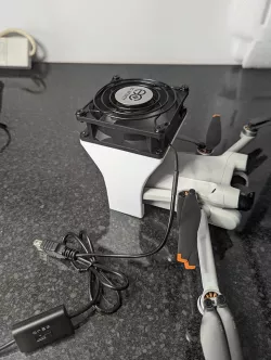 DJI Mini 3 cooling fan for static use