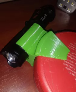 Dog Leash Flashlight Mount Attachment