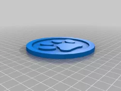 Dog Paw coaster