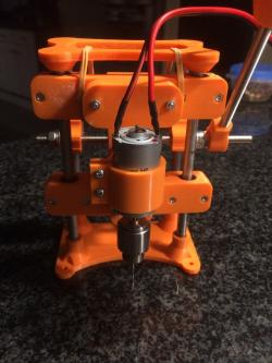 3D Printed Dremel Drill Press, 3D CAD Model Library