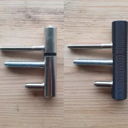Drill-in hinge (paumelle) cover