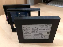 Dual WaveShare 4.2“ desktop e-Paper case - symmetrical and without holes