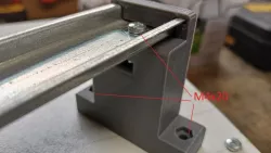 Electric DIN Rail Holder