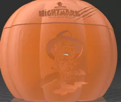 Freddy Krueger Pumpkin Container