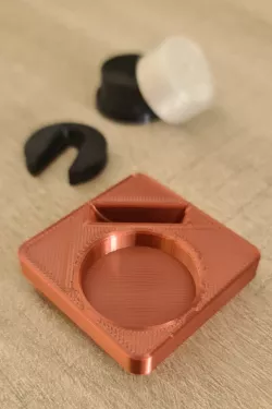 Gridfinity 1 x 1 Cube for Balance Holder & Barrel Closing Tool
