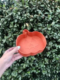 Halloween Candy Pumpkin Dish