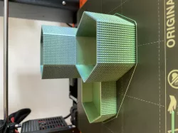 Hexagonal pen holder