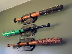 Horizontal Baseball Bat Holder / Adjustable