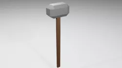 Low Poly Hammer
