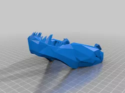 Low Poly T Rex Skull (and G Code)