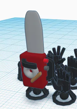 lucky 13 Ash Williams chainsaw