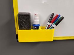 Dry erase marker caddy for whiteboard by mach3d, Download free STL model