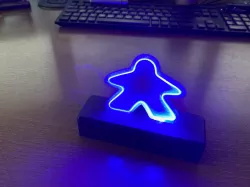 Meeple Neon Sign (led flexament)
