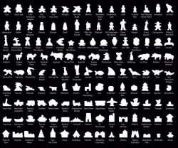 Mega meeple grid 3D