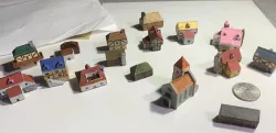 Miniature Medieval Homes and Buildings