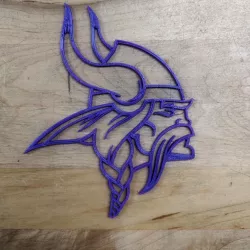 Minnesota Vikings Logo Outline