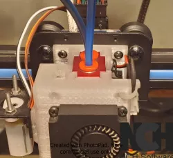 Mounts the BigTreeTech Mixing Hotend on the Geeetech A10m