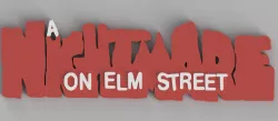 Nightmare on Elm Street (Freddy) 3D Logo