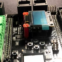 OLED Standoff for Kulp Lights controller