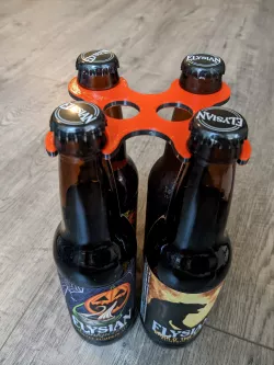 Parametric Beer (or Water) Bottle Carrier