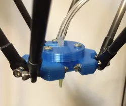 Paste extruder tip mount for Kossel Mini