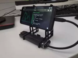 Pinephone and docking bar stand