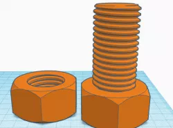 reversed screw and nut