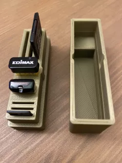 sd card and usb wifi holder