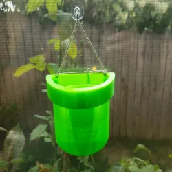 Self-Watering Pipe Window Planter
