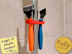 Shower Shaver Holder