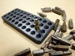 Simple Hex Screw Bit Storage