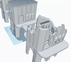 Space Port Exploded Power Station